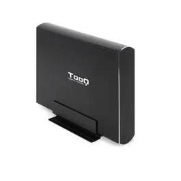 TooQ Caja Externa para Disco Duro TQE-3531B - USB 3.0 para HDD 3.5", Hasta 8TB, SATA III, Compatible con Windows y Mac